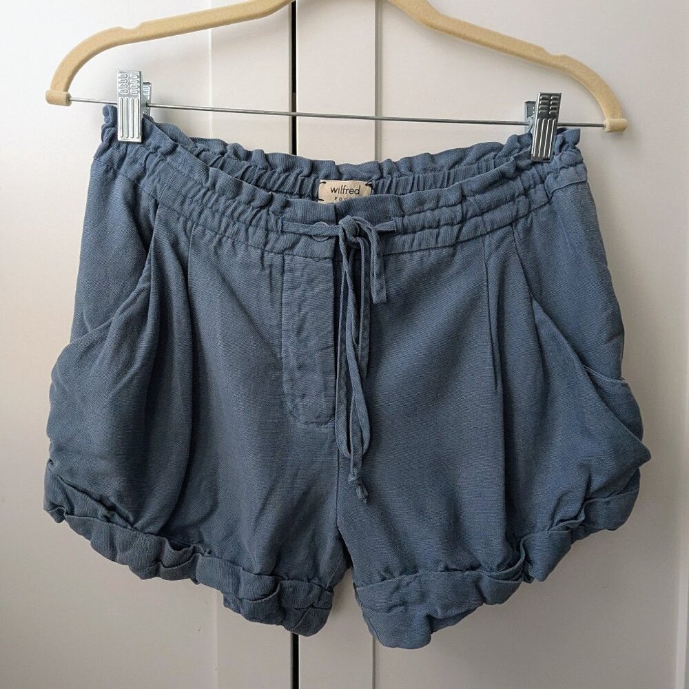 Wilfred Blue Drawstring Shorts